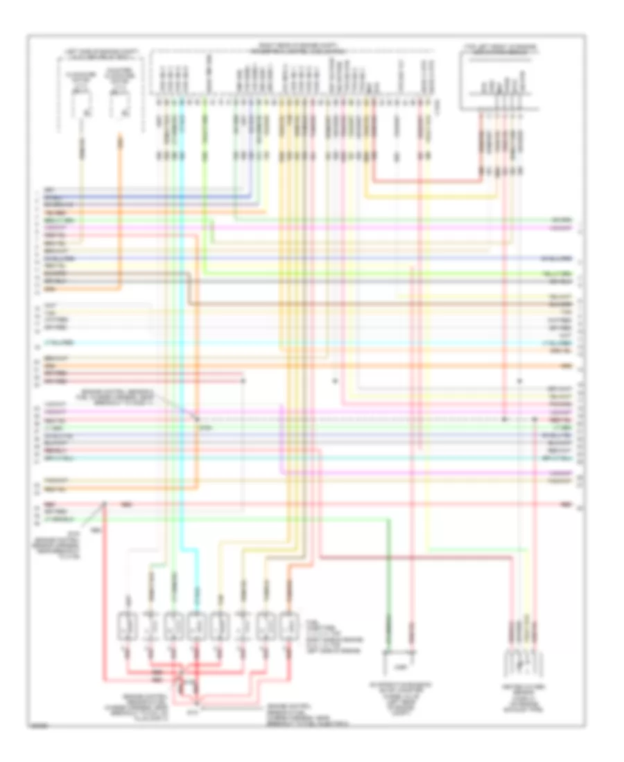 4.6L, Электросхема системы управления двигателем (3 из 6) для Ford Pickup F250 Super Duty 2007