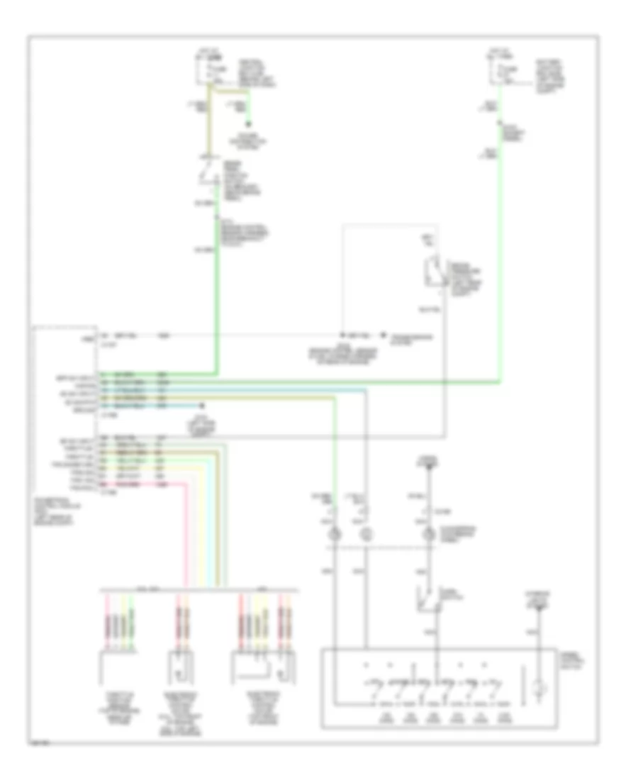 5.4L, Электросхема системы круизконтроля для Ford RV Cutaway E350 Super Duty 2007