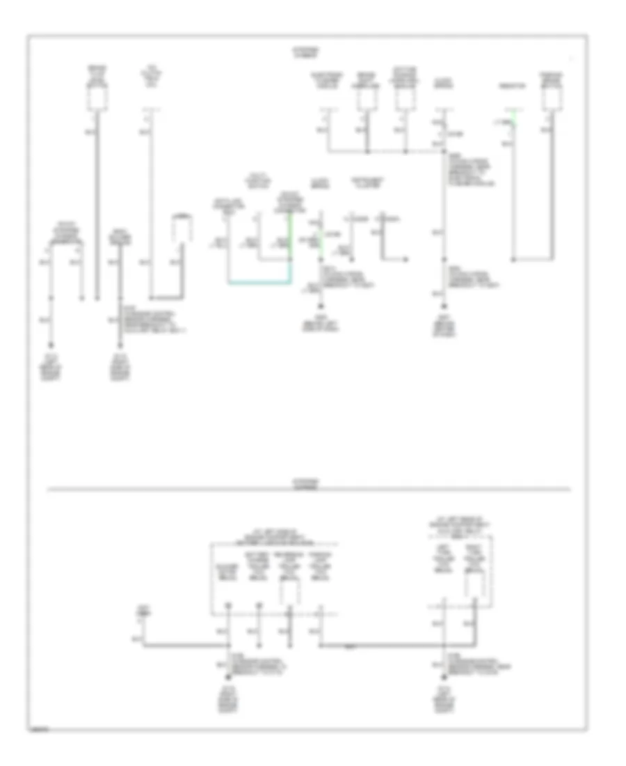 Электросхема подключение массы заземления (3 из 5) для Ford RV Cutaway E350 Super Duty 2007