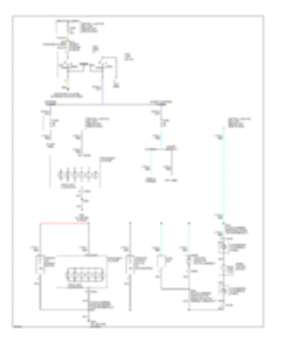 Электросхема подсветки приборов для Ford Econoline E350 Super Duty 2007