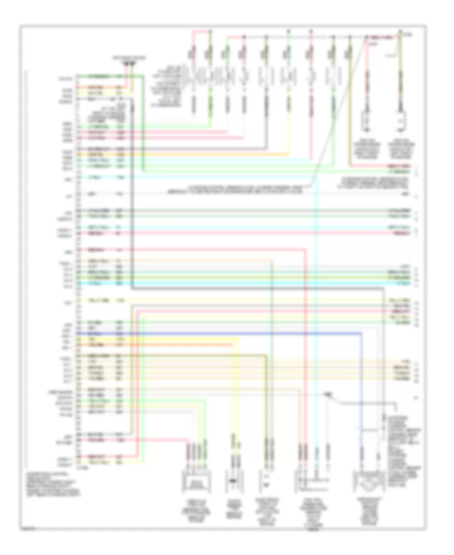 5.4L, Электросхема системы управления двигателем, С Torqshift (1 из 5) для Ford Cutaway E250 2008