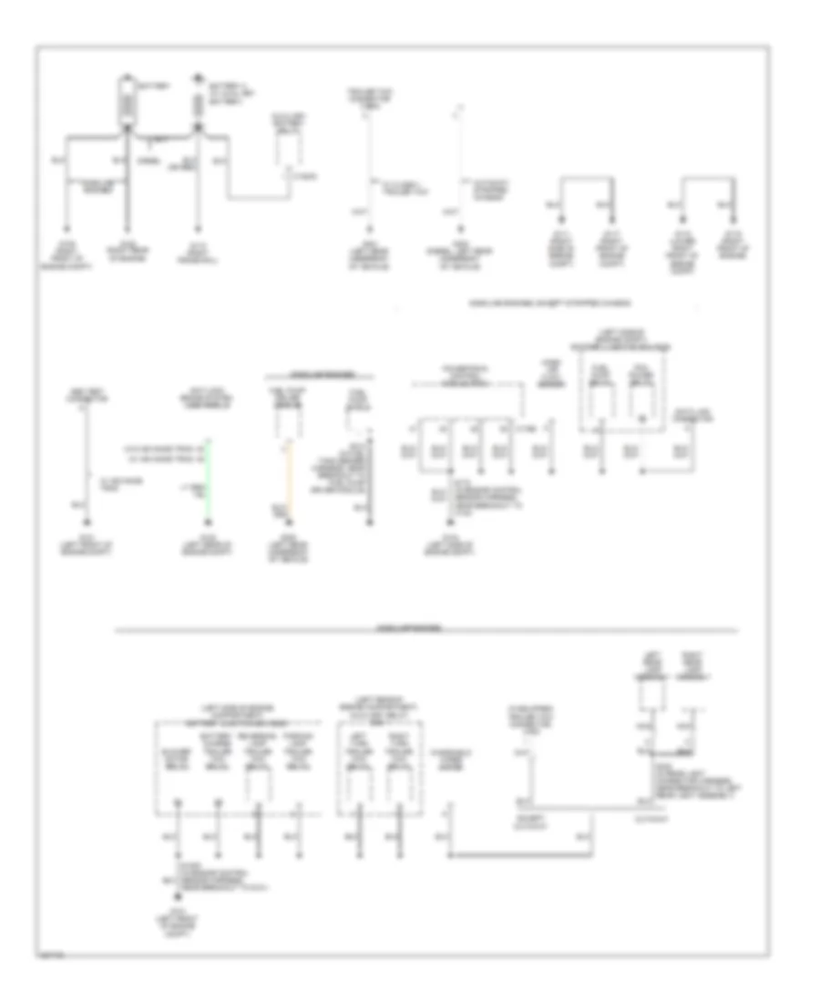 Электросхема подключение массы заземления (1 из 5) для Ford Cutaway E250 2008