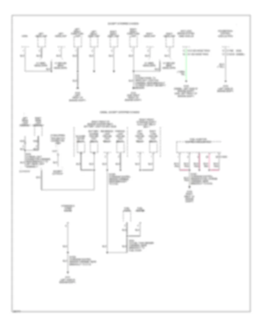 Электросхема подключение массы заземления (2 из 5) для Ford Cutaway E250 2008