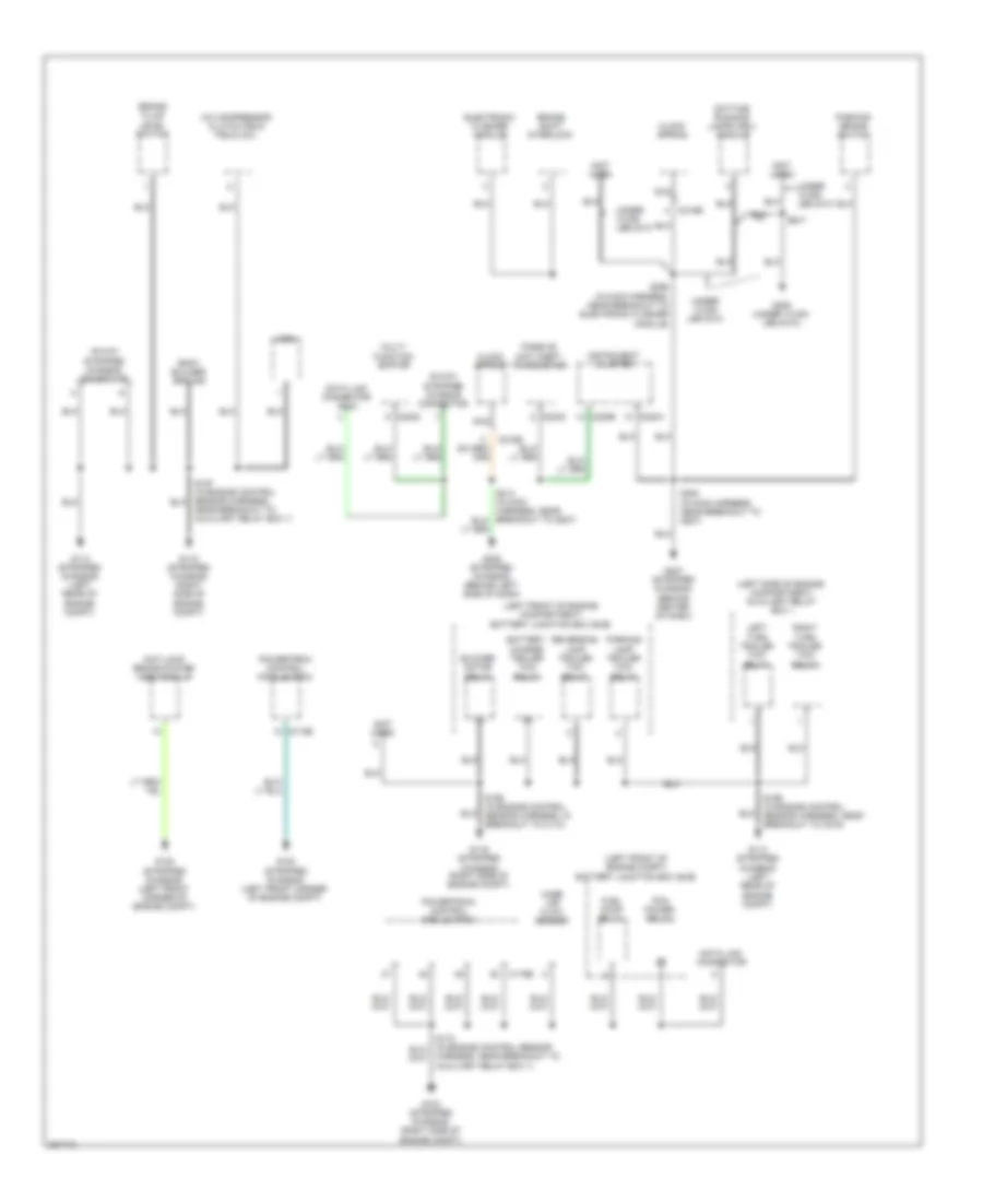 Электросхема подключение массы заземления (3 из 5) для Ford Cutaway E250 2008