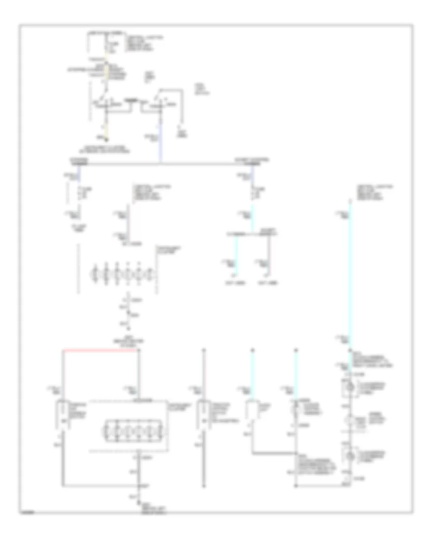Электросхема подсветки приборов для Ford Cutaway E250 2008
