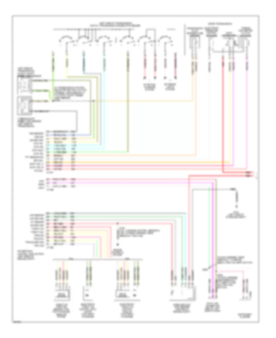 5.4L, Электросхема коробки передач АКПП, без Torqshift (1 из 2) для Ford Cutaway E250 2008