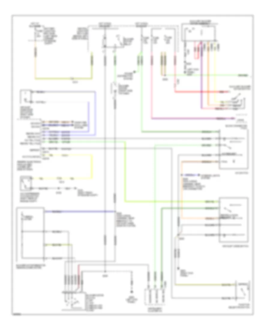 Электросхема кондиционера с ручный управлением (1 из 2) для Ford Transit Connect XL 2013