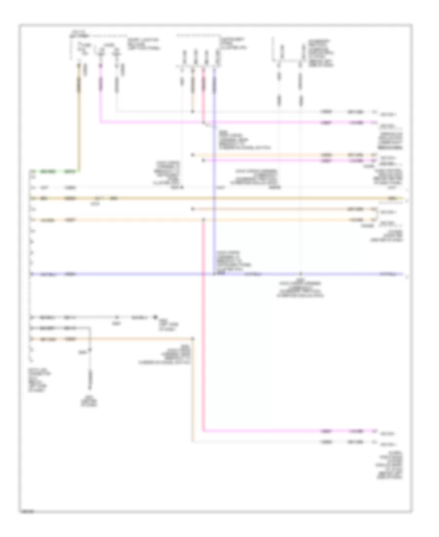 Электросхема линии передачи данных CAN, без Навигация (1 из 2) для Ford E-150 XLT 2013