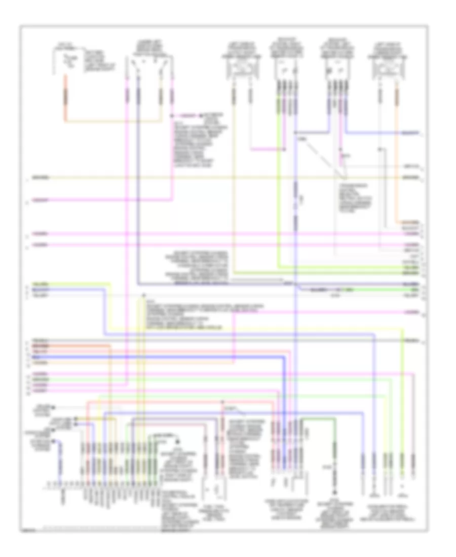 4.6L, Электросхема системы управления двигателем (2 из 5) для Ford E-150 XLT 2013