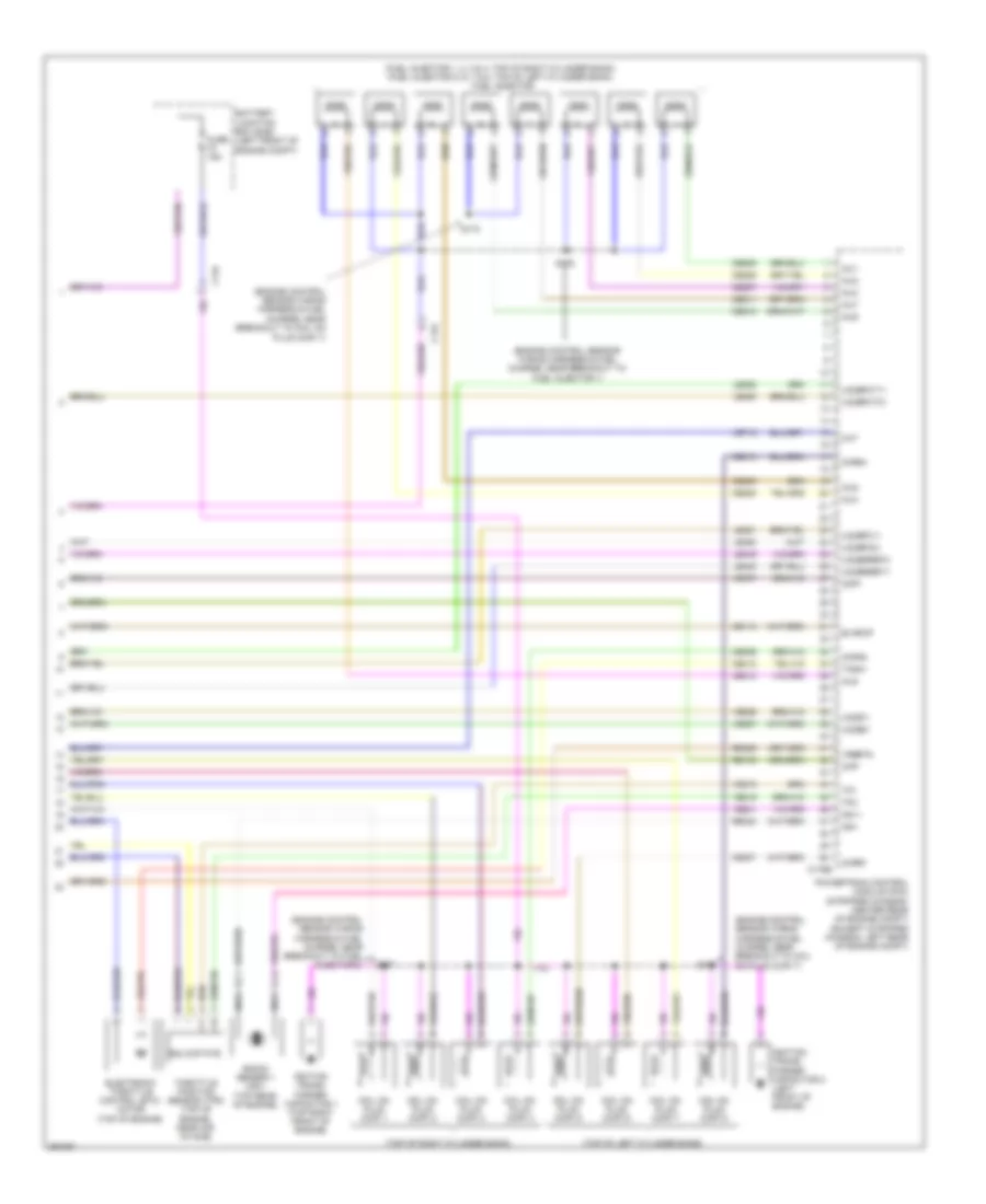 5.4L, Электросхема системы управления двигателем, С Torqshift (5 из 5) для Ford E-150 XLT 2013