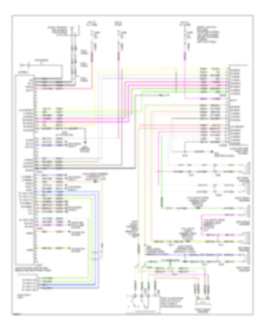 Электросхема навигации GPS для Ford E-150 XLT 2013