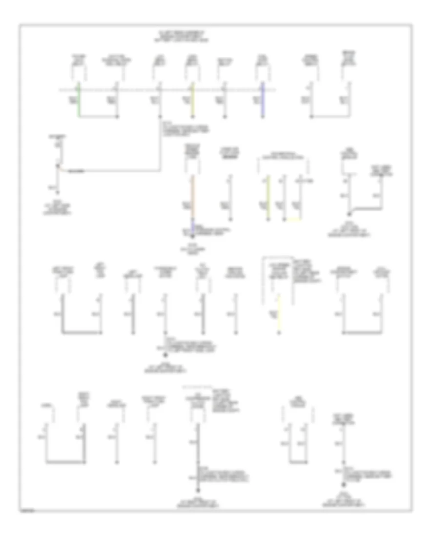 Электросхема подключение массы заземления (1 из 4) для Ford Focus ZX3 SES 2006