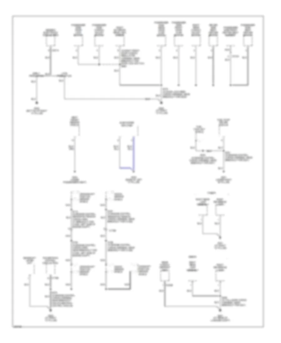 Электросхема подключение массы заземления (3 из 4) для Ford Focus ZX3 SES 2006