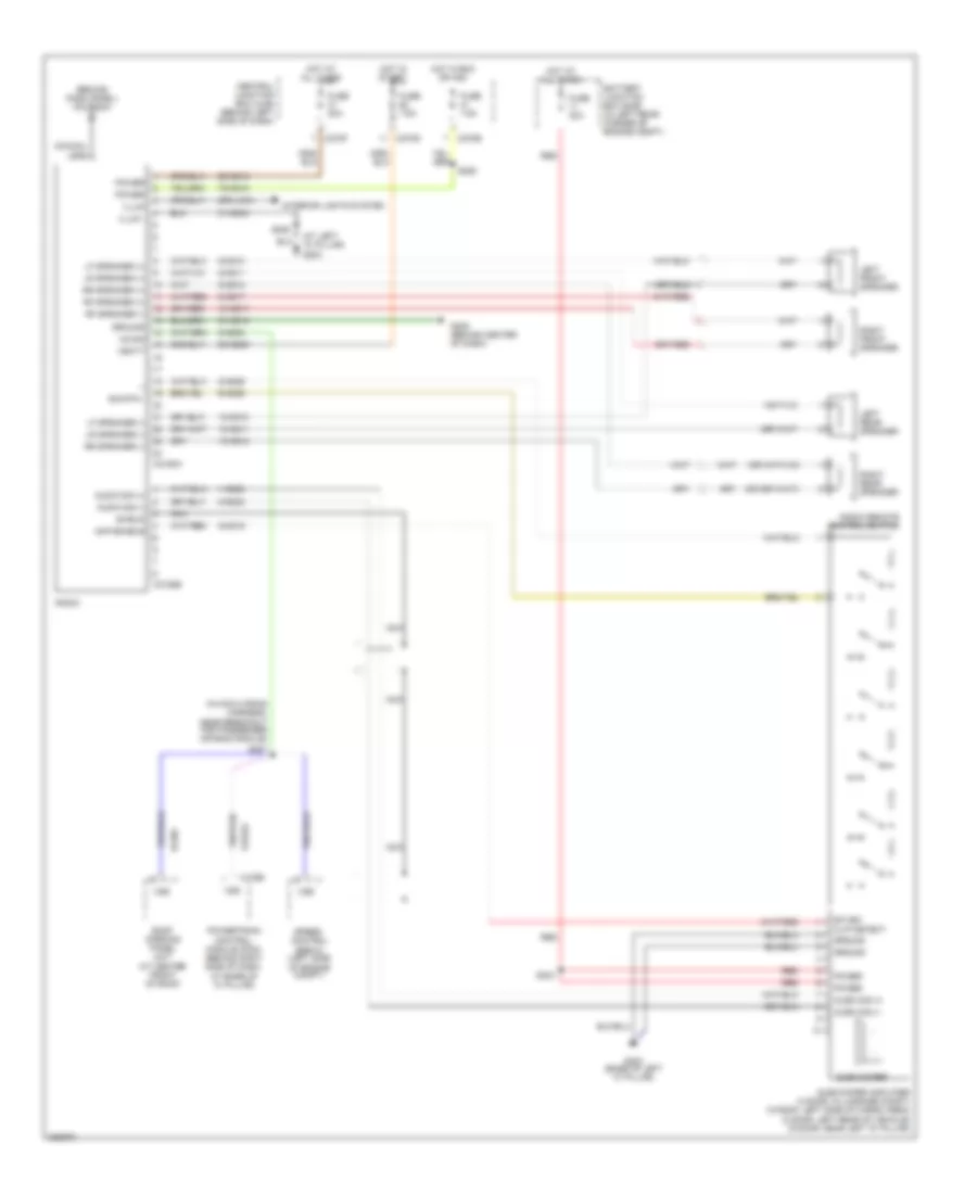 Электросхема магнитолы для Ford Focus ZX3 SES 2006
