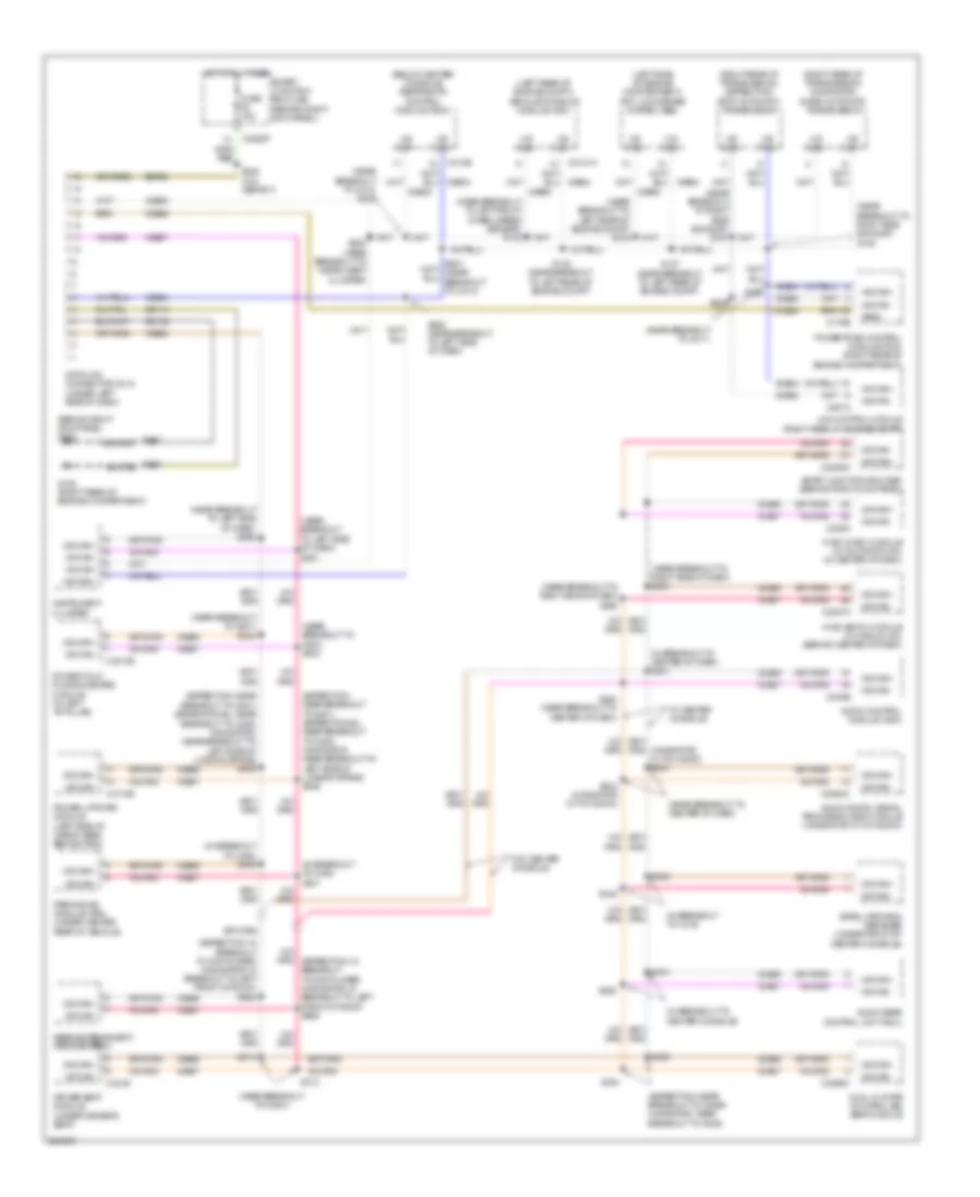 Электросхема линии передачи данных CAN для Ford Expedition EL 2008
