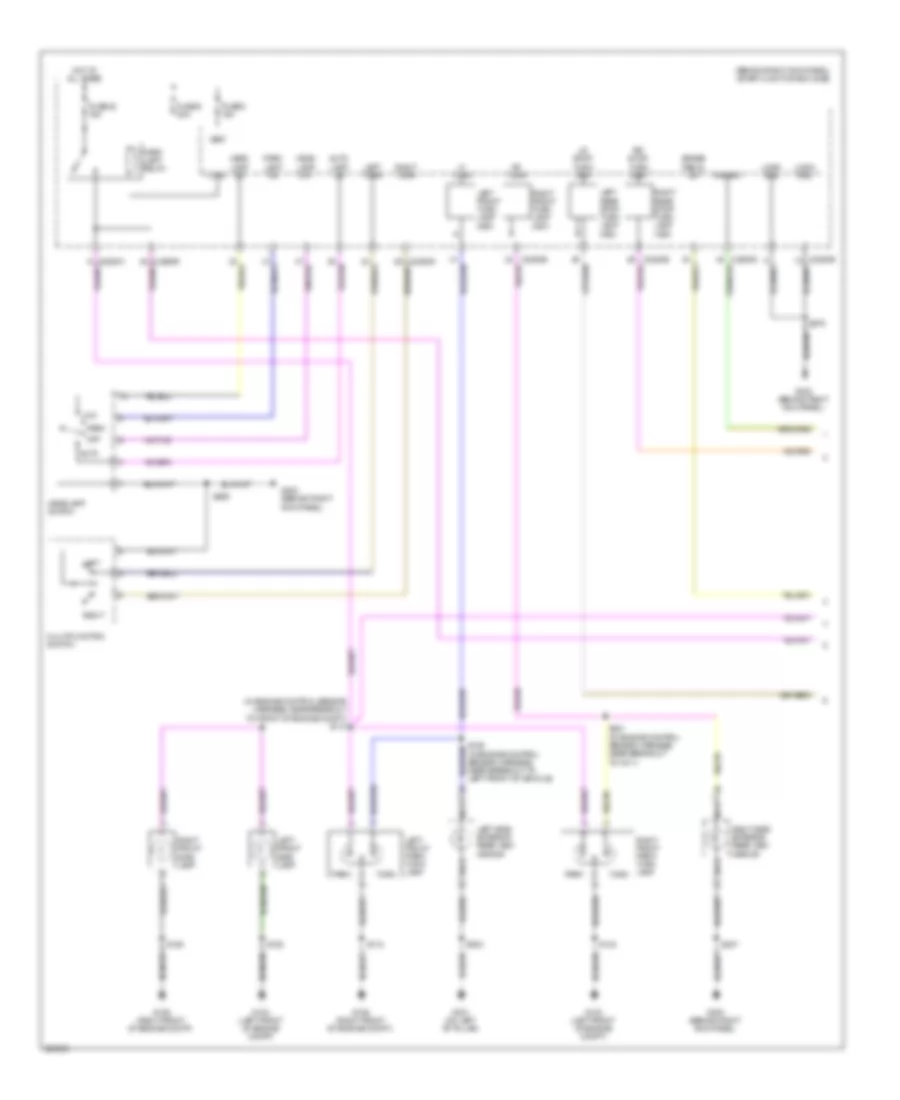 Электросхема внешнего освещения (1 из 2) для Ford Expedition EL 2008