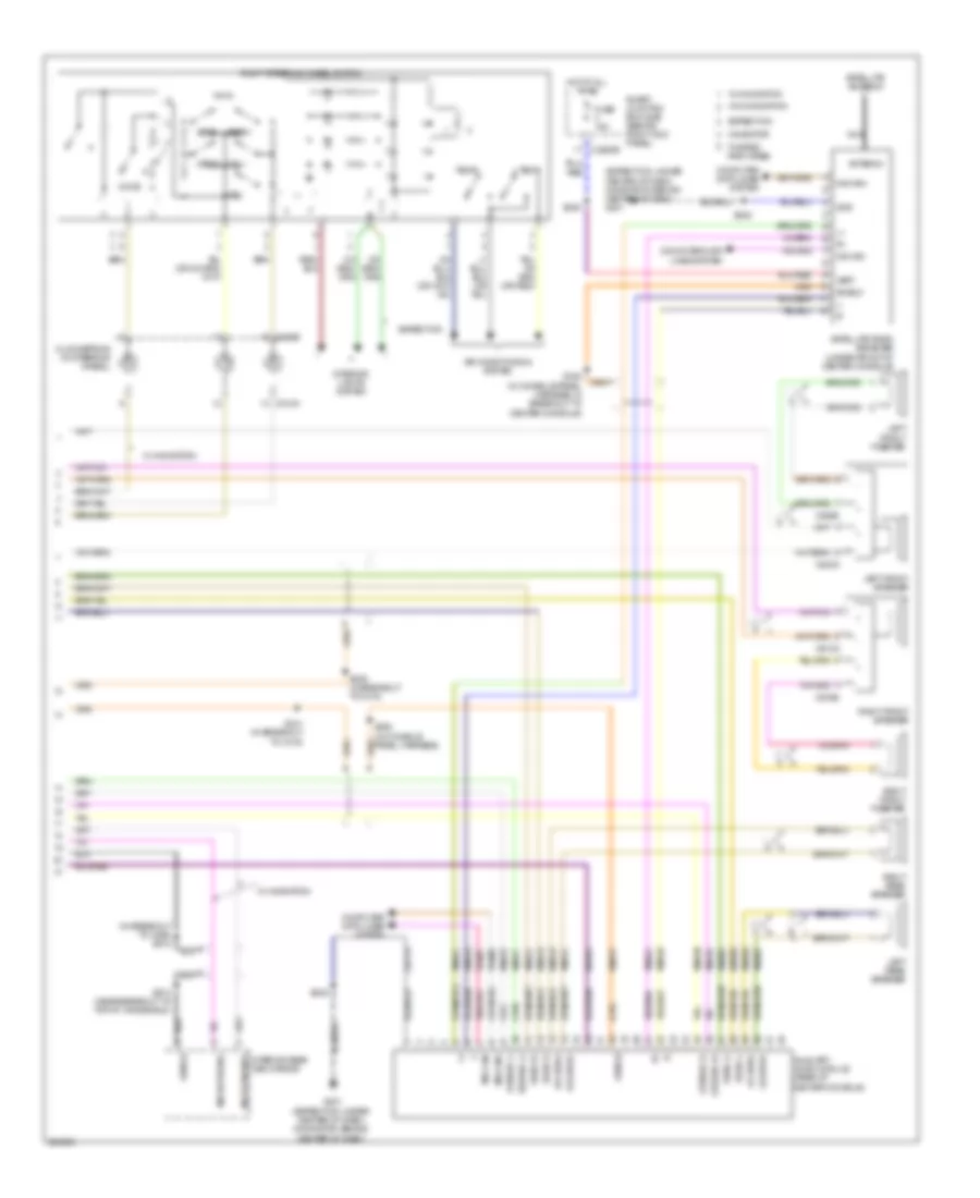 Электросхема навигации GPS, Электросхема магнитолы звука аудиофила без DVD (2 из 2) для Ford Expedition EL 2008