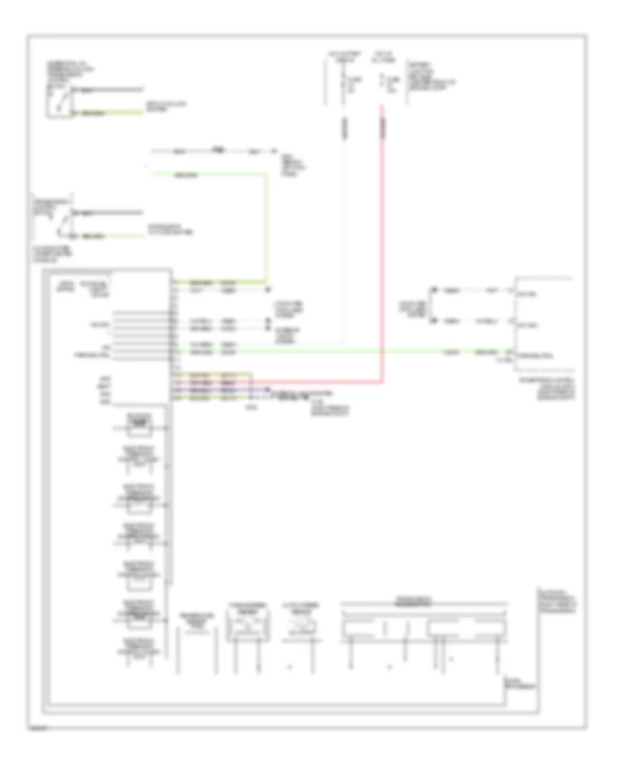 Электросхема автоматической коробки передач АКПП для Ford Expedition EL 2008