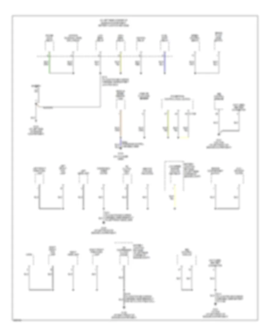 Электросхема подключение массы заземления (1 из 4) для Ford Focus ZX5 SES 2006