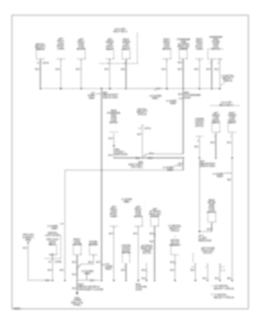Электросхема подключение массы заземления (3 из 4) для Ford Pickup F250 Super Duty 2002