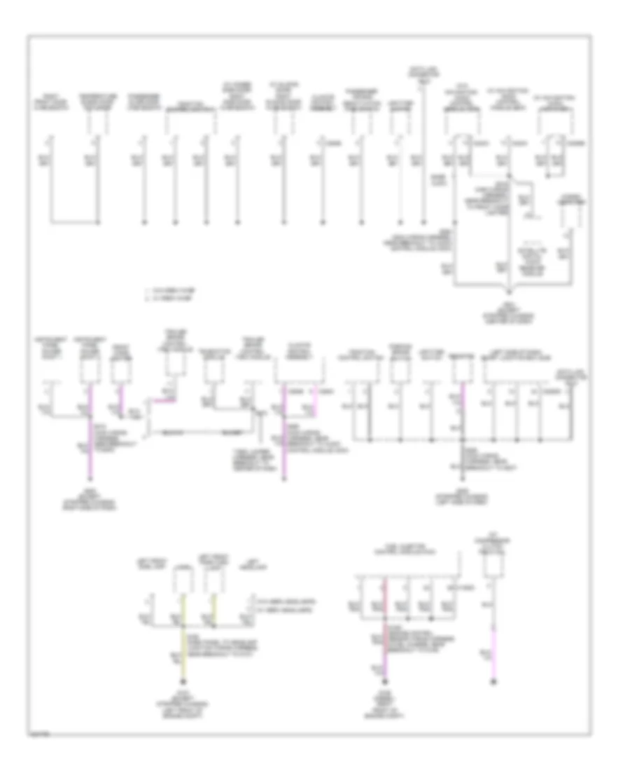 Электросхема подключение массы заземления (5 из 5) для Ford E450 Super Duty 2010