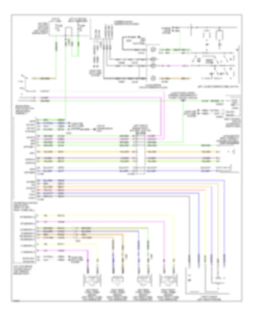 Электросхема системы круизконтроля для Ford C-Max Energi SEL 2014