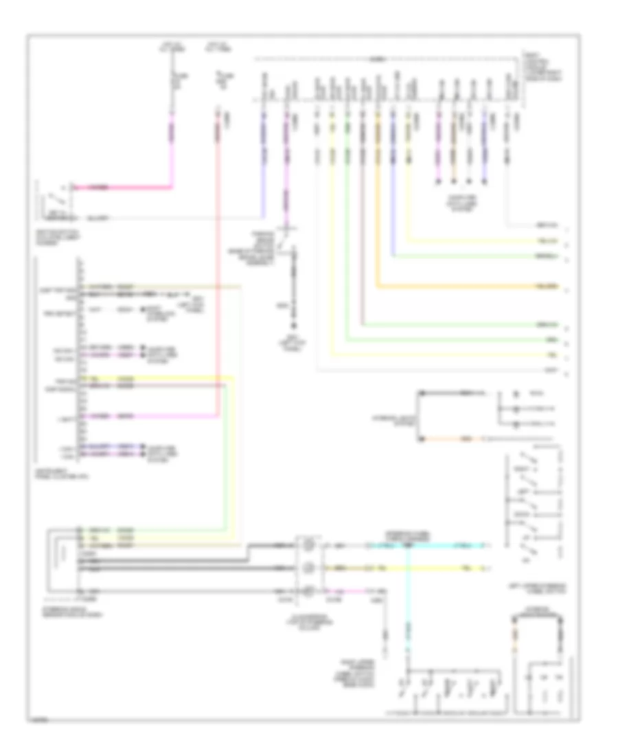 Электросхема панели приборов (1 из 2) для Ford C-Max Energi SEL 2014