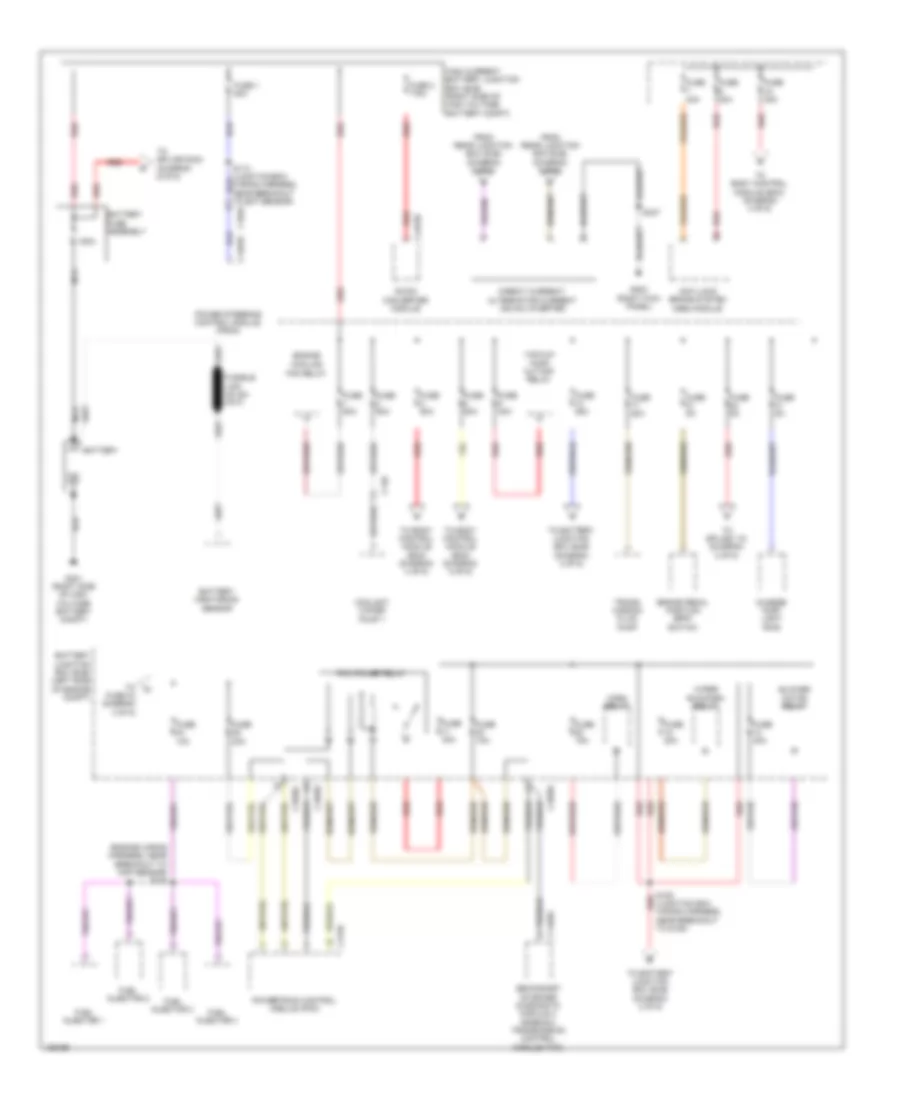 Электросхема блока предохранителей и реле (1 из 6) для Ford C-Max Energi SEL 2014