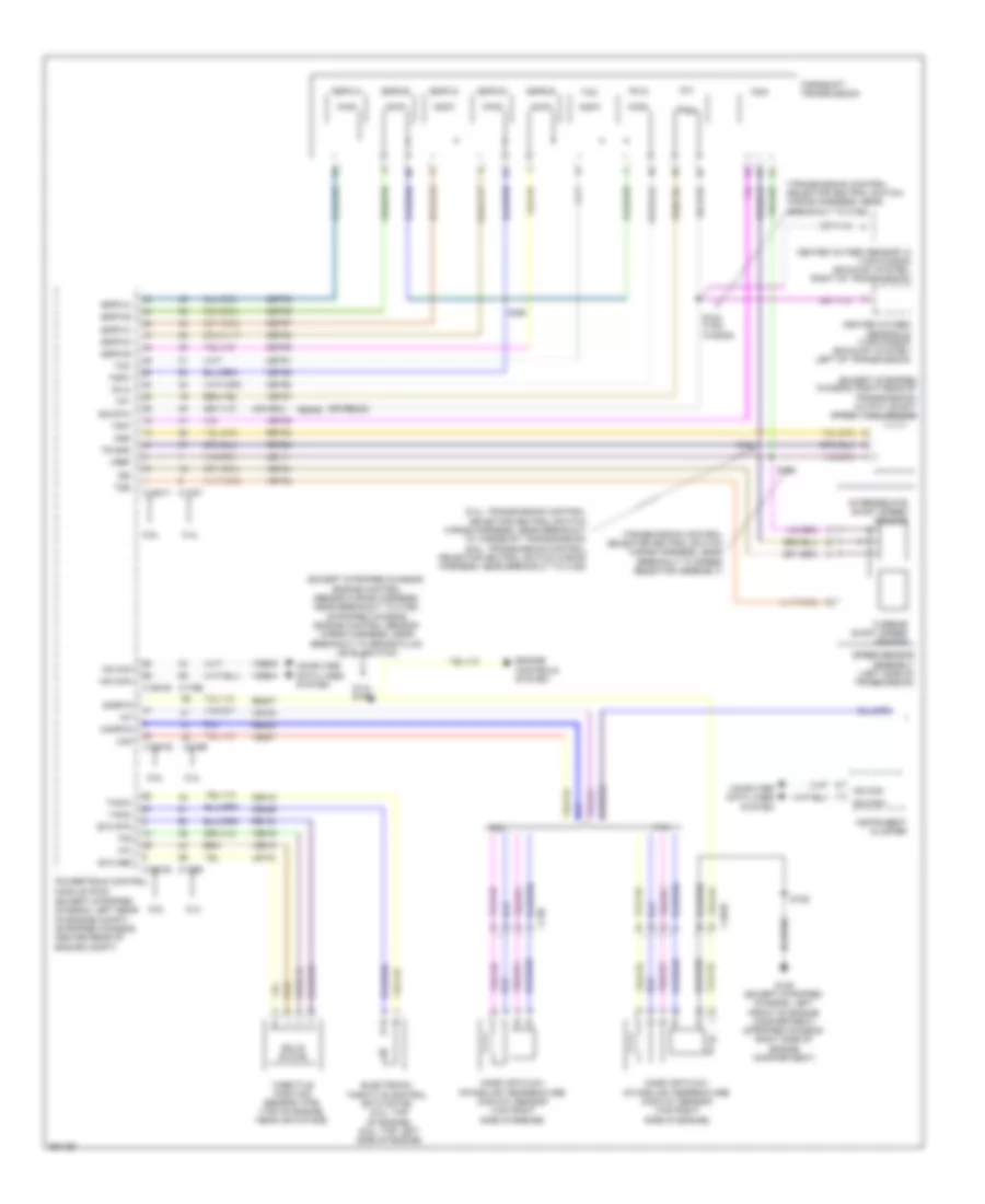 6.8L, Электросхема коробки передач АКПП (1 из 2) для Ford E-450 Super Duty 2013