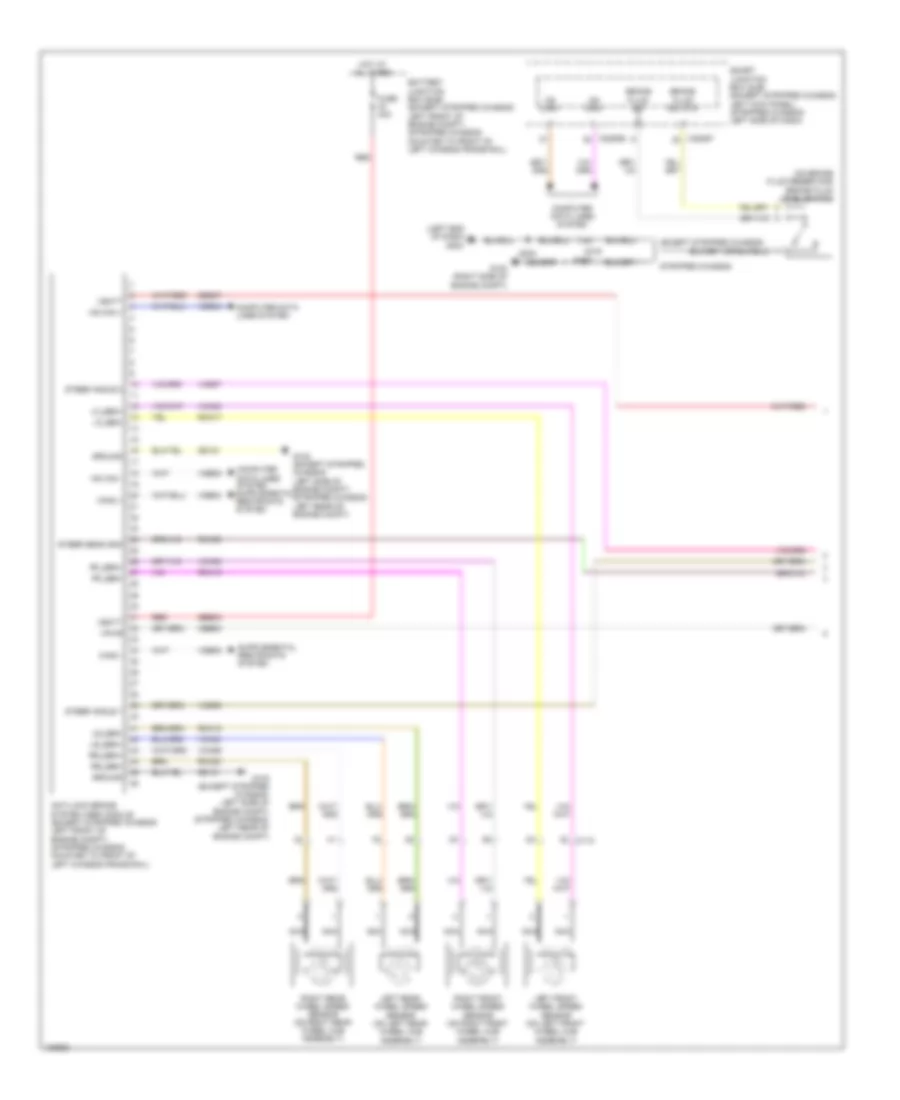 Электросхема антиблокировочной тормозной системы АБС (ABS), С Стабильность Помогает (1 из 2) для Ford E-150 2014