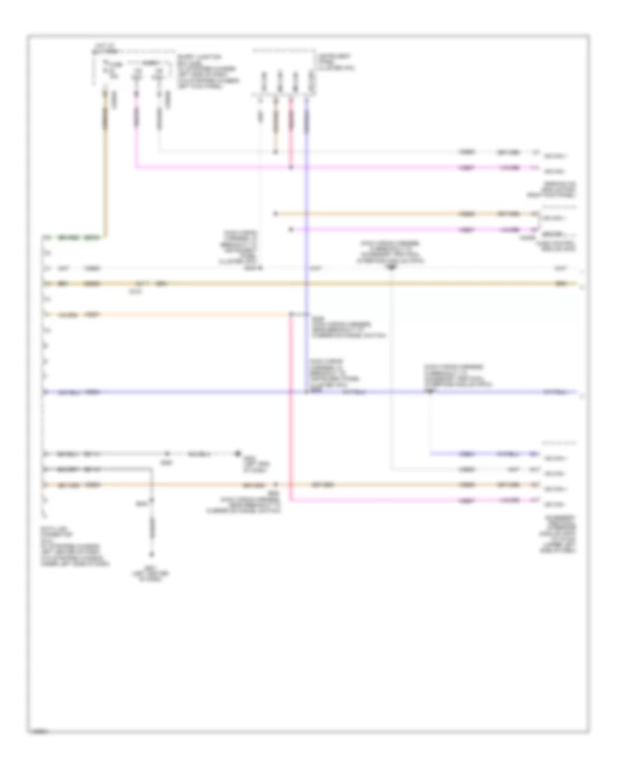 Электросхема линии передачи данных CAN, С Навигация (1 из 2) для Ford E-150 2014