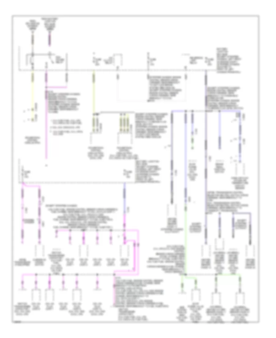Электросхема блока предохранителей и реле (8 из 9) для Ford E-150 2014
