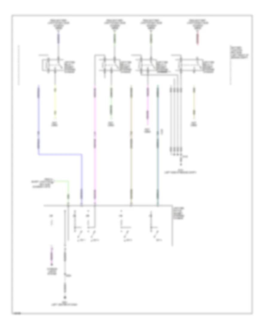 Электросхема блока предохранителей и реле (9 из 9) для Ford E-150 2014