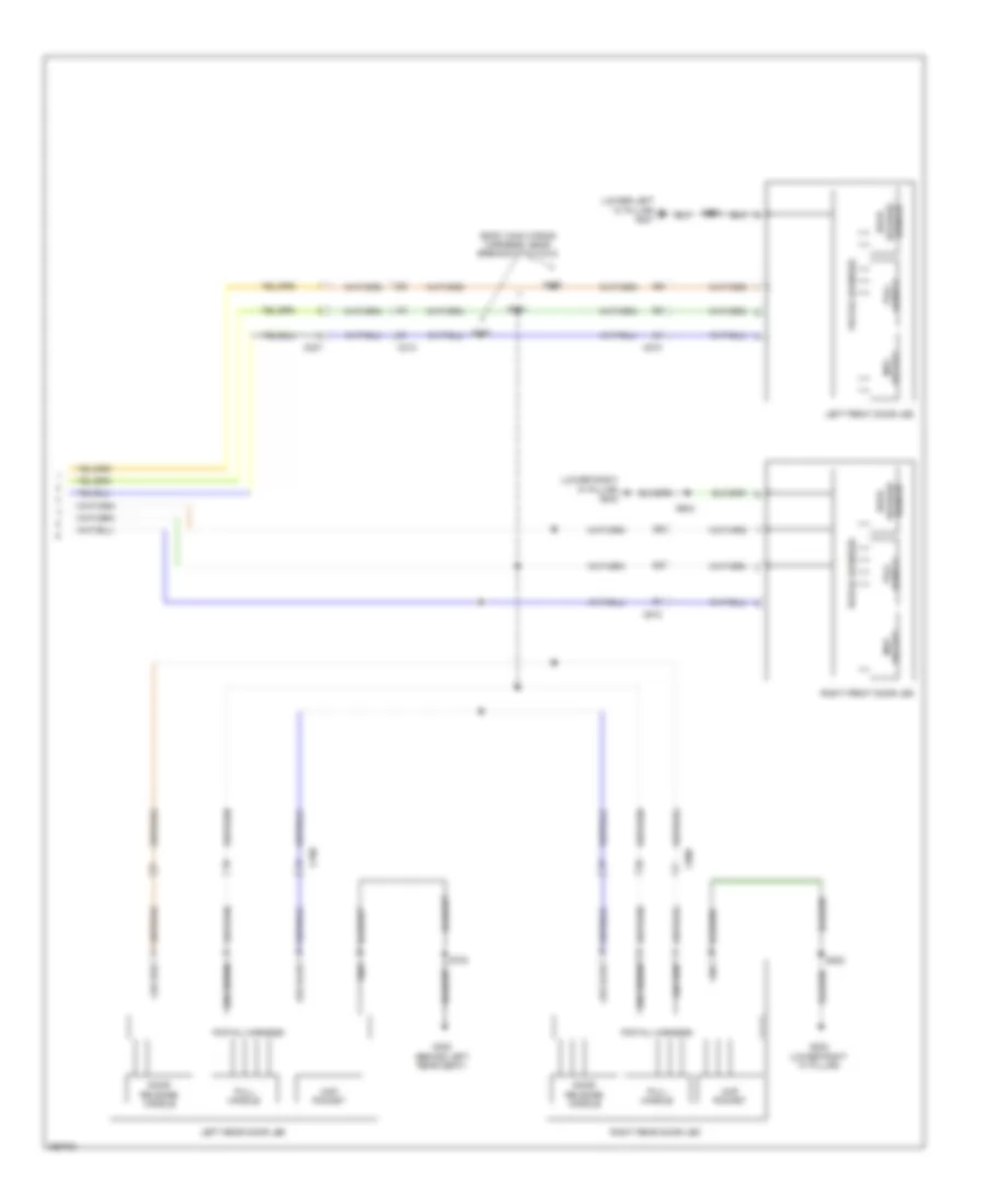 Электросхема подсветки (3 из 3) для Ford Edge Limited 2013