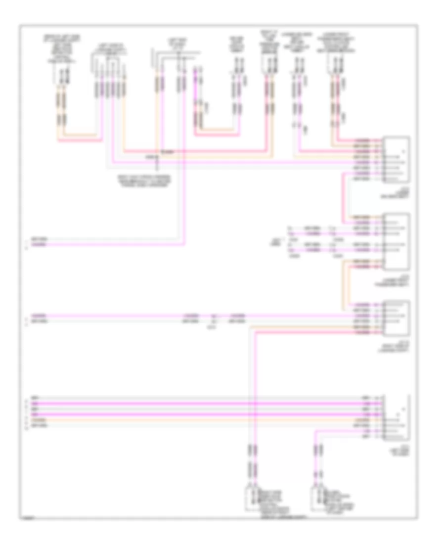 Электросхема линии передачи данных CAN (3 из 3) для Ford Taurus SE 2014