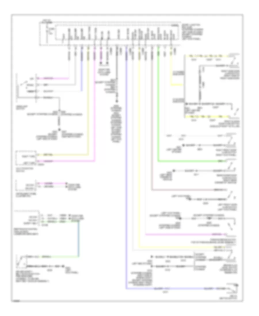 Электросхема сигнала для Ford E-150 XLT 2014