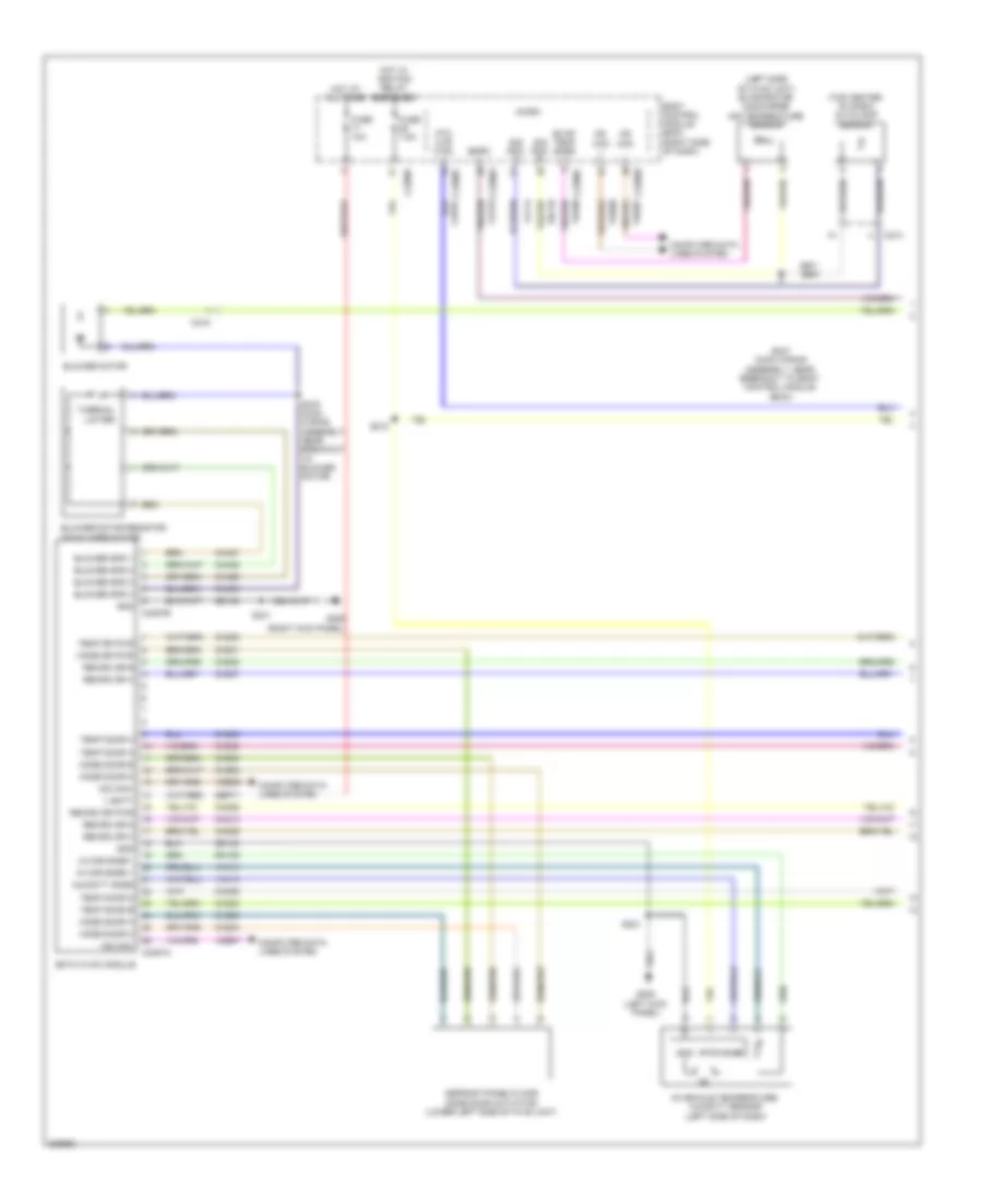 Электросхема кондиционера с ручный управлением (1 из 3) для Ford Escape S 2013