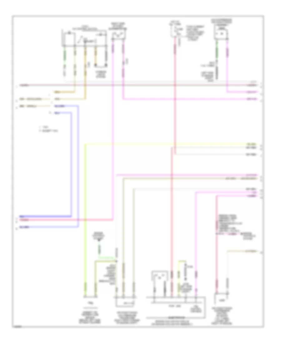 Электросхема кондиционера с ручный управлением (2 из 3) для Ford Transit Connect Titanium 2014