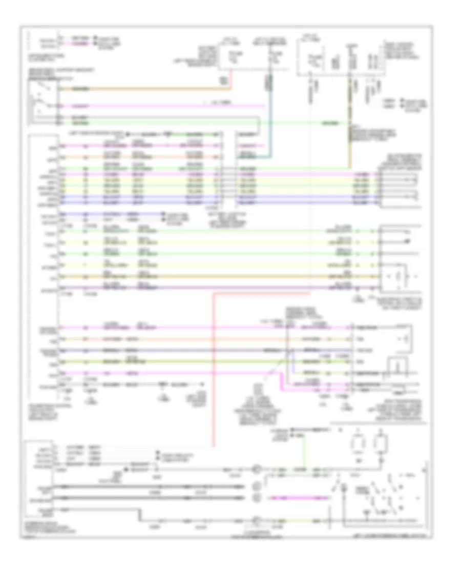 Электросхема системы круизконтроля для Ford Transit Connect Titanium 2014