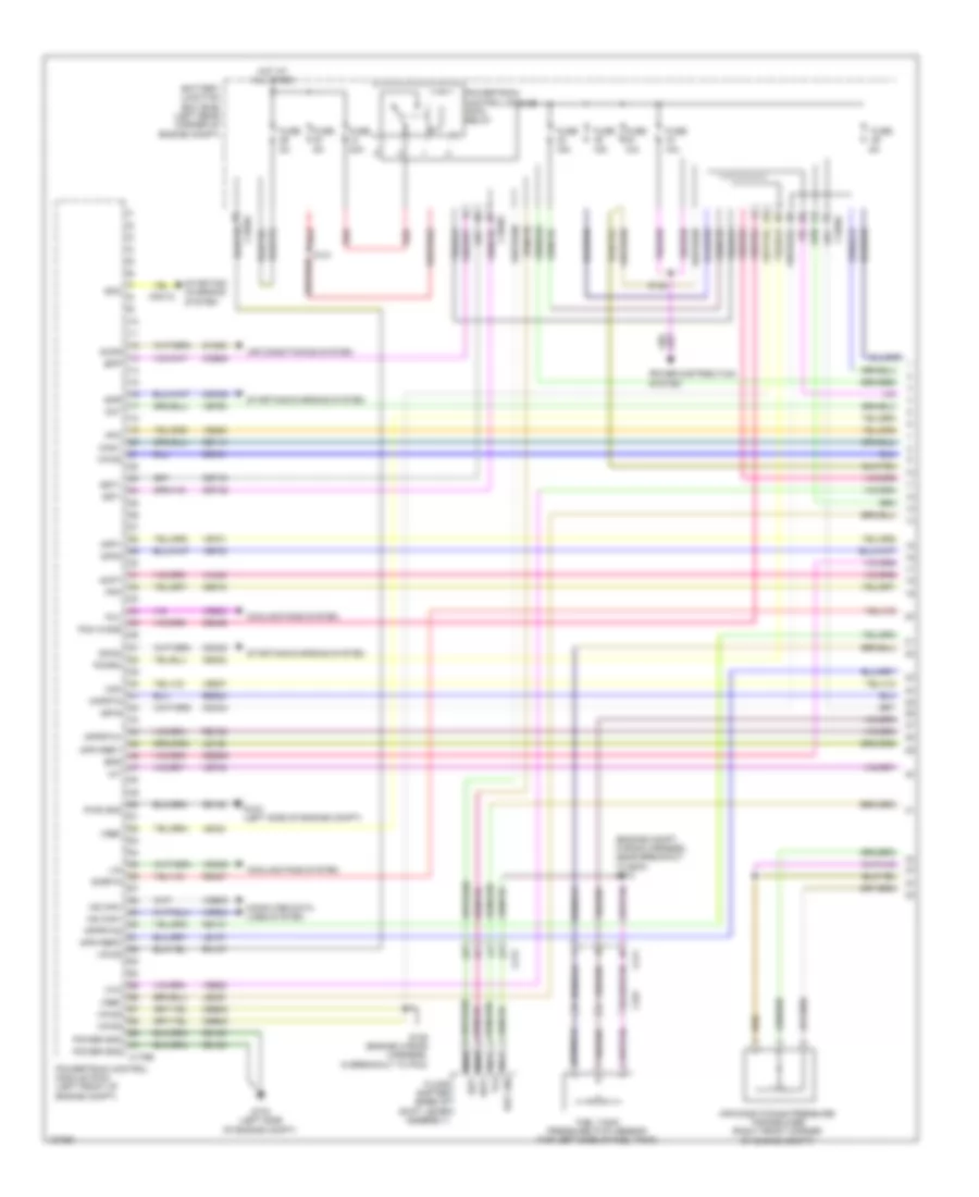 2.5L LPG, Электросхема системы управления двигателем (1 из 5) для Ford Transit Connect Titanium 2014