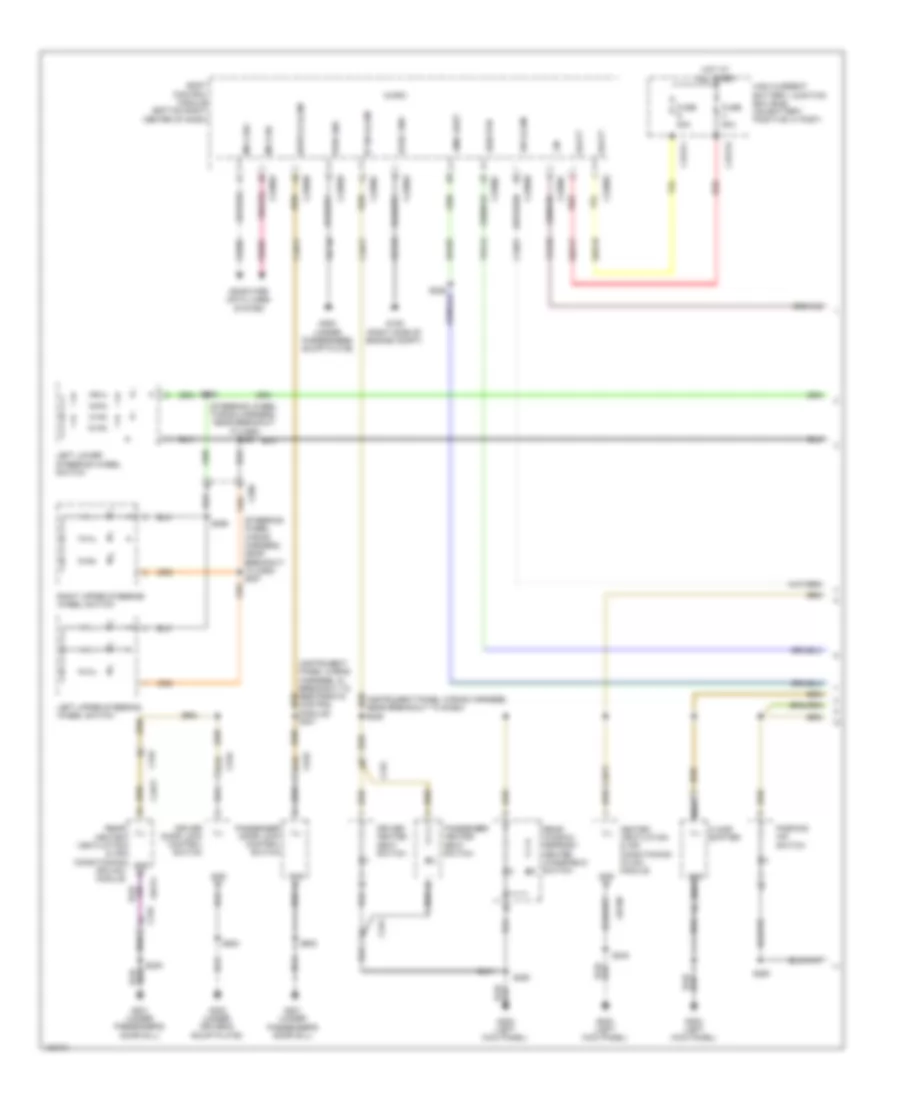 Электросхема подсветки приборов (1 из 2) для Ford Transit Connect Titanium 2014