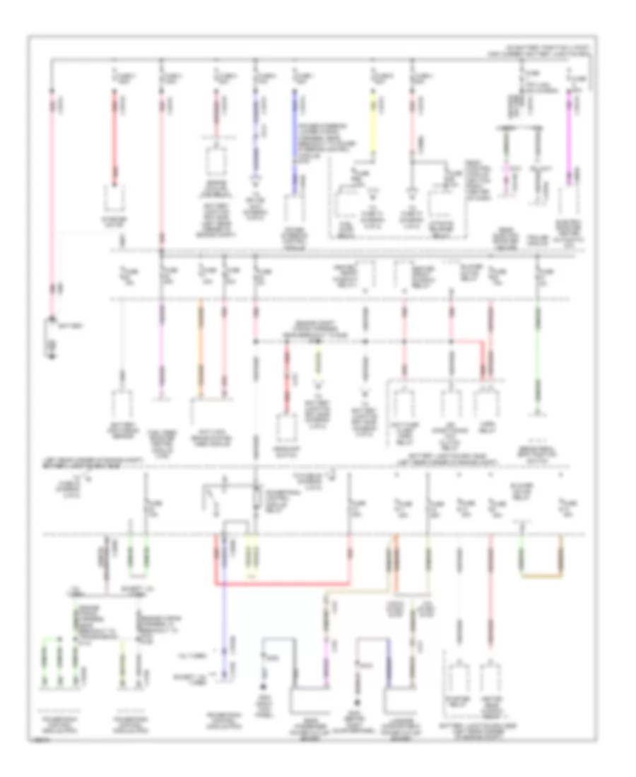 Электросхема блока предохранителей и реле (1 из 8) для Ford Transit Connect Titanium 2014