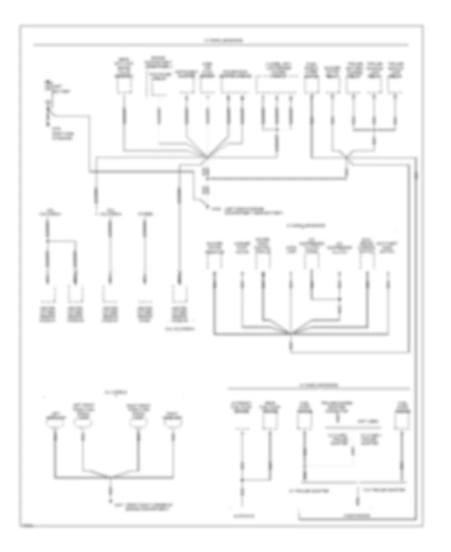 Электросхема подключение массы заземления (1 из 4) для Ford Cutaway E350 1995