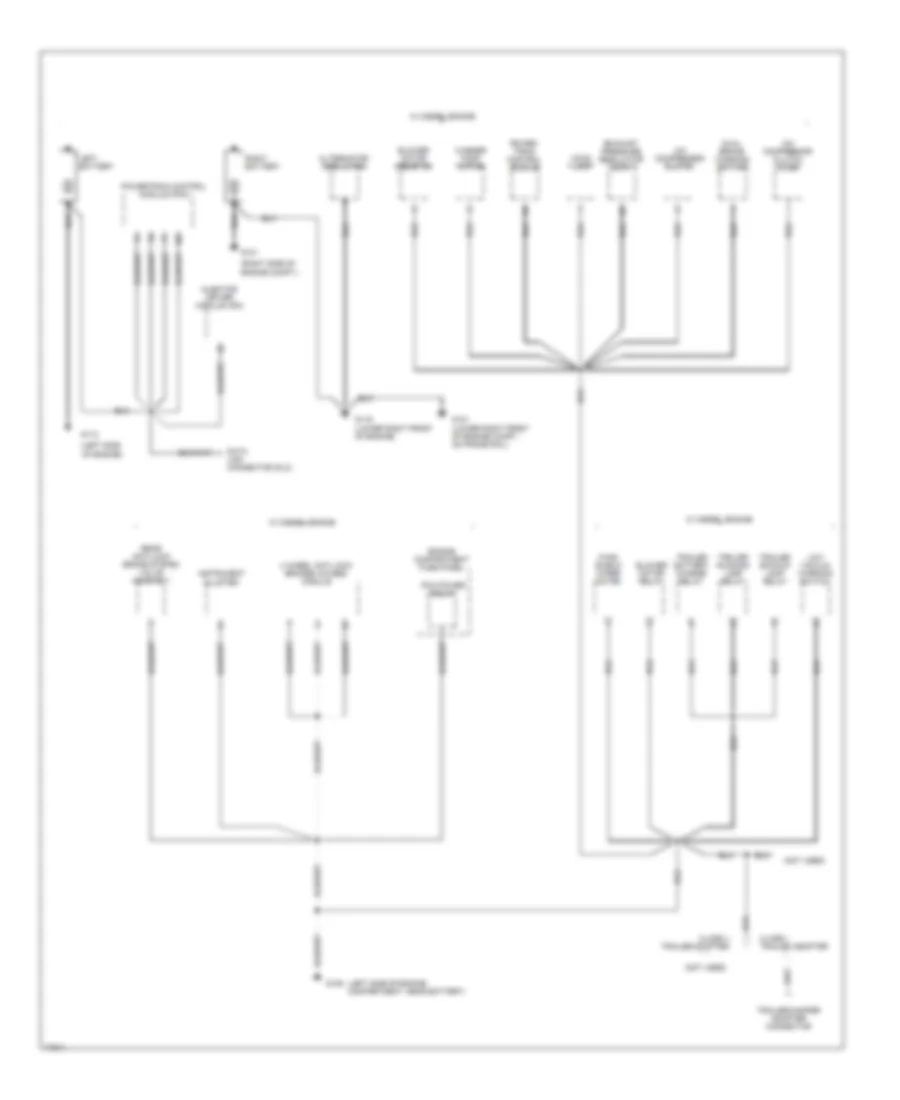 Электросхема подключение массы заземления (2 из 4) для Ford Cutaway E350 1995