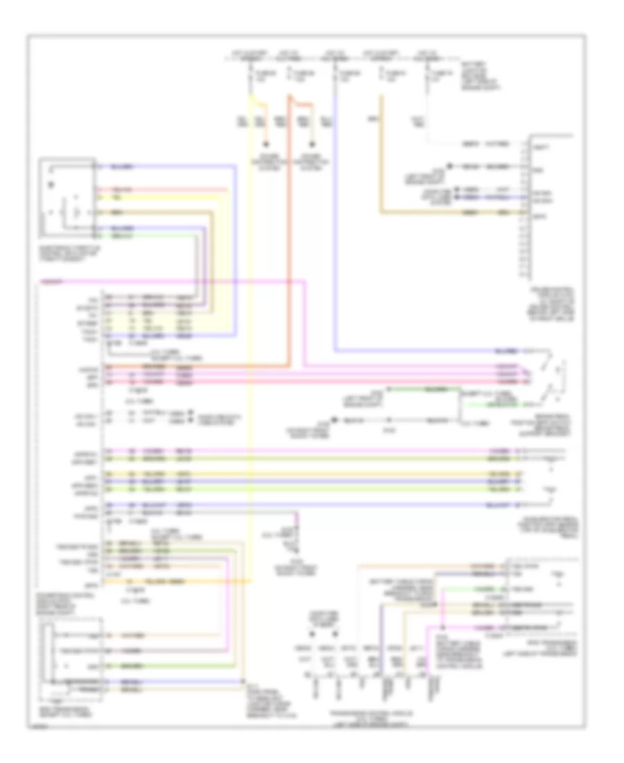 Электросхема системы круизконтроля (2 из 2) для Ford Edge Limited 2014