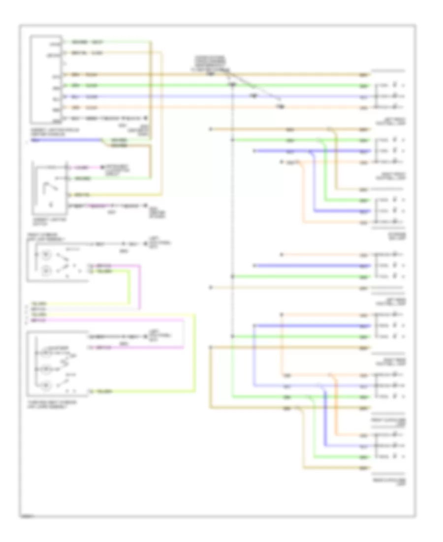 Электросхема подсветки (2 из 2) для Ford Flex SEL 2010