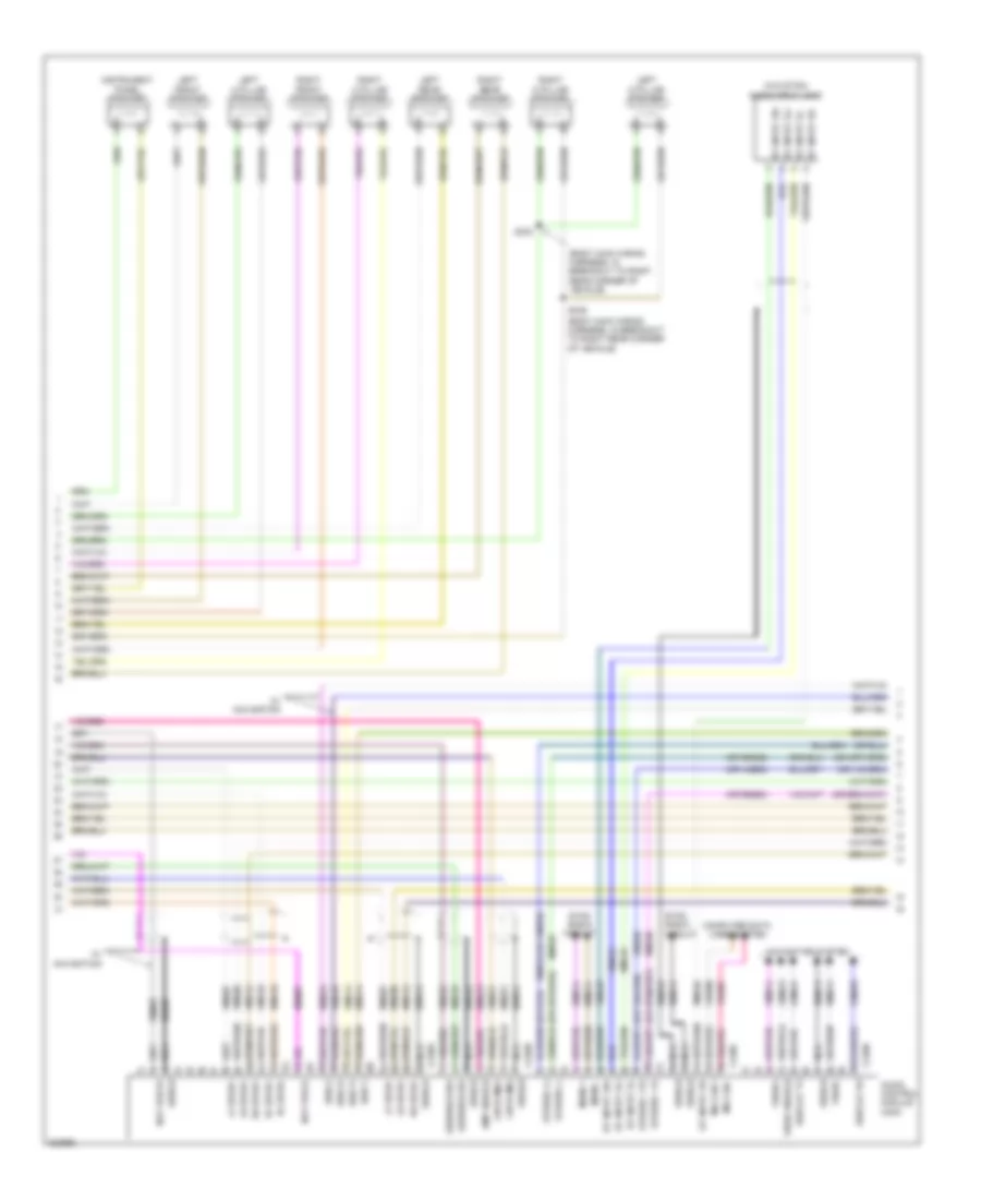 Электросхема навигации GPS (2 из 3) для Ford Flex SEL 2010