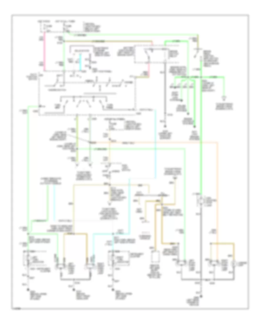 Электросхема внешнего освещения, без Разобранное Шасси (1 из 2) для Ford Cutaway E350 Super Duty 2001