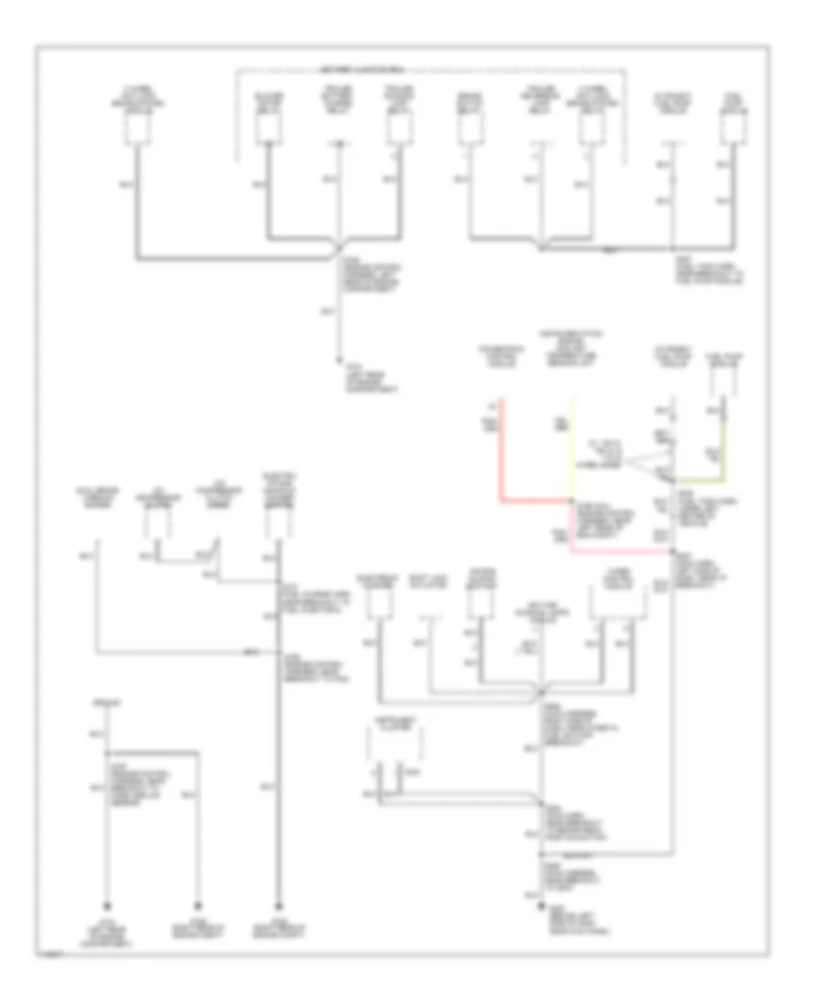 Электросхема подключение массы заземления, С Разобранное Шасси для Ford Cutaway E350 Super Duty 2001