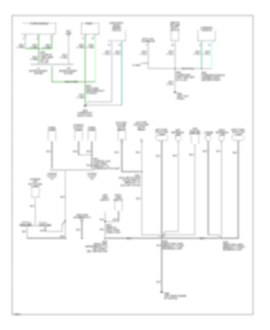 Электросхема подключение массы заземления, без Разобранное Шасси (4 из 4) для Ford Cutaway E350 Super Duty 2001